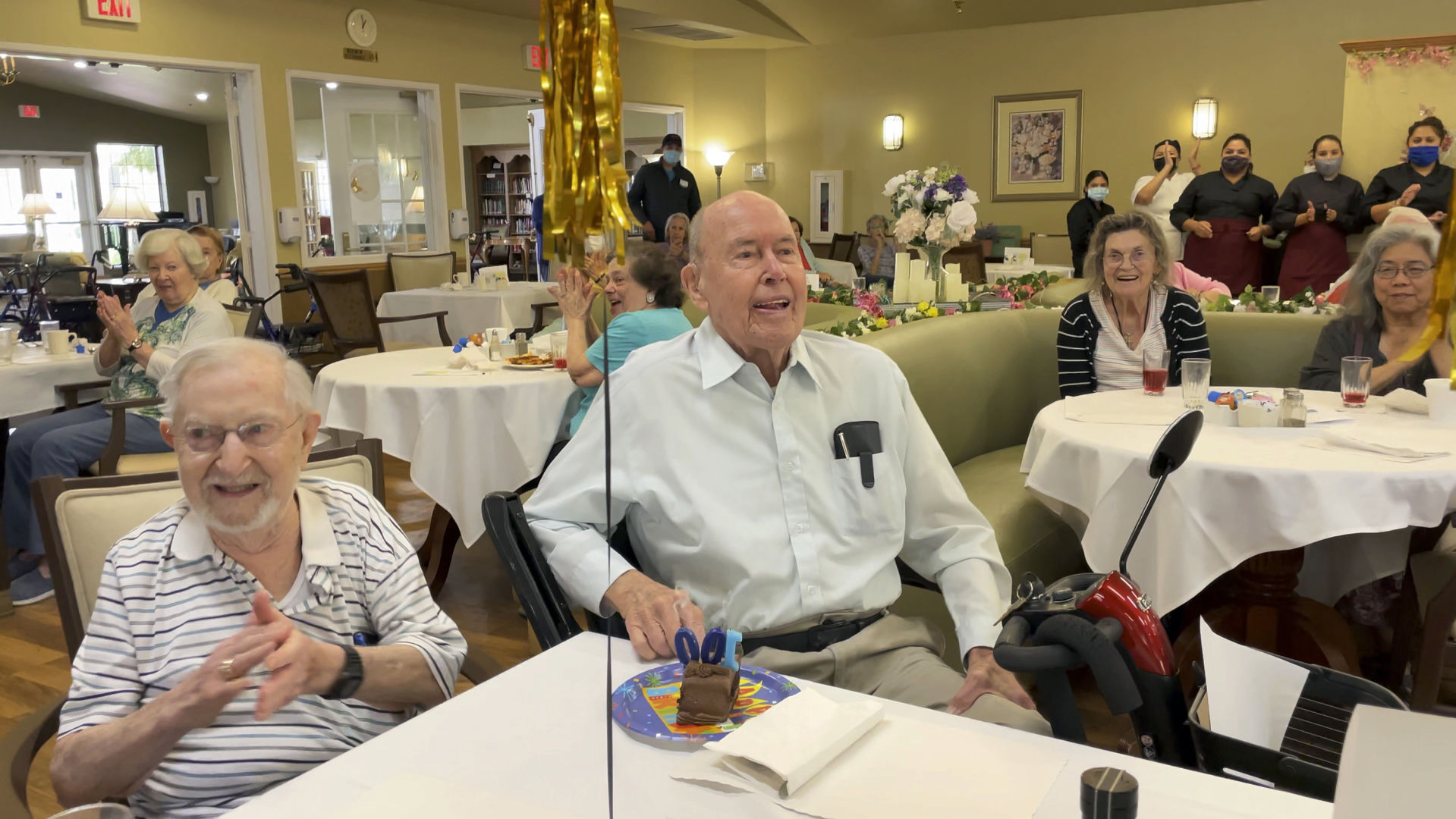 Fred McCawley 100th birthday celebration